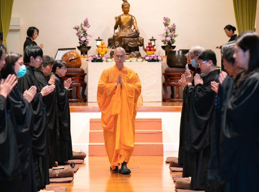 Dharma Drum Mountain San Francisco Bay Area Center Successfully Concludes the Qingming Two-day Buddha Name Recitation Retreat for Expressing Gratitude and Eight Precepts Observance